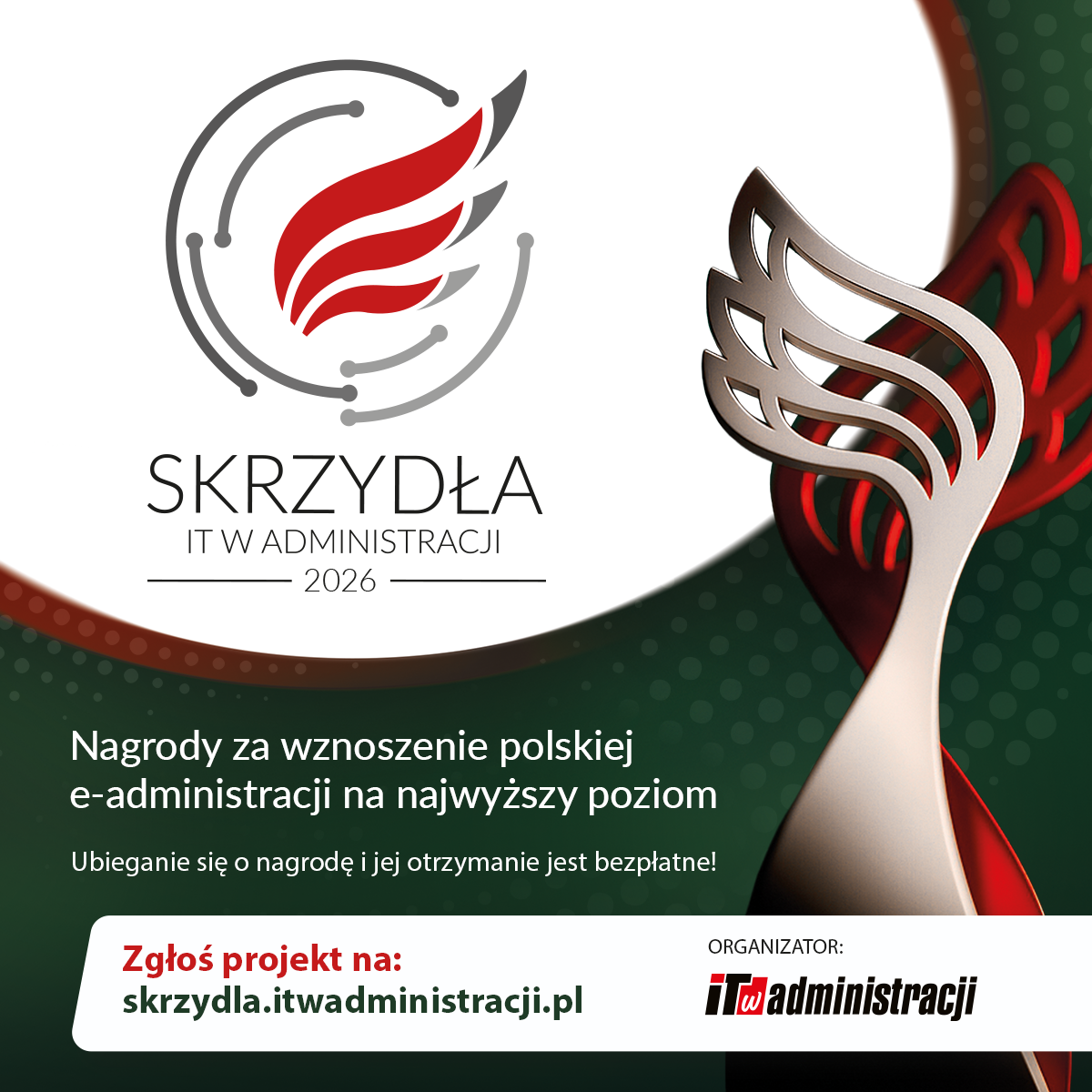 aktualność: 12. edycja nagrody Skrzydła IT w Administracji