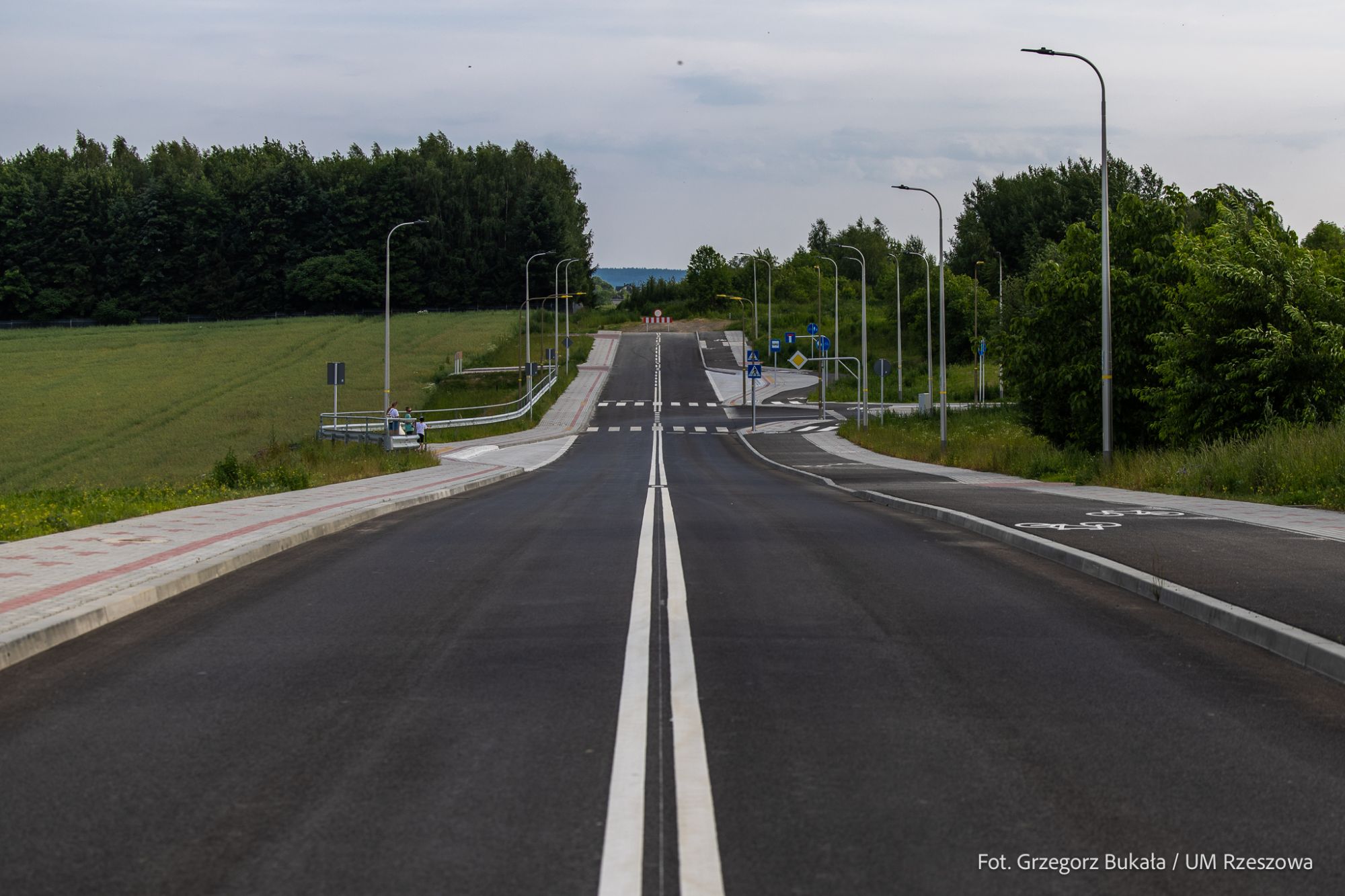 aktualność: Nowa droga połączy ulicę Wołyńską i Potokową w Rzeszowie