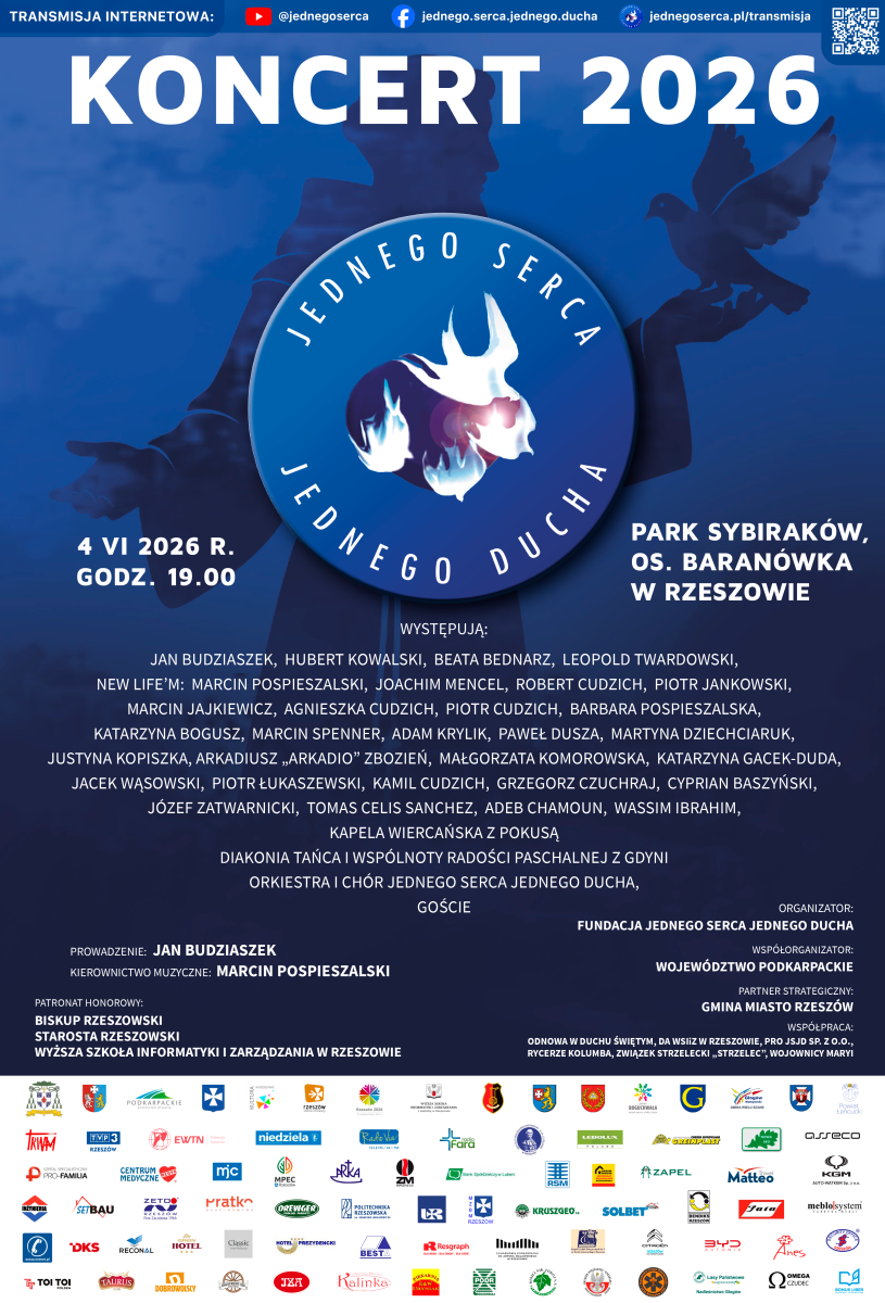 aktualność: Koncert „Jednego Serca Jednego Ducha” 2026 w Rzeszowie